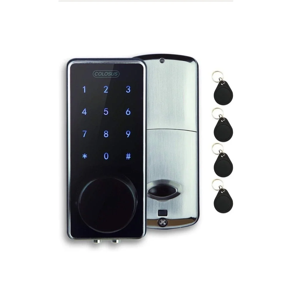 COLOSUS NDL626 Keyless Entry Deadbolt Smart Door Lock Auto Lock FOB Secure